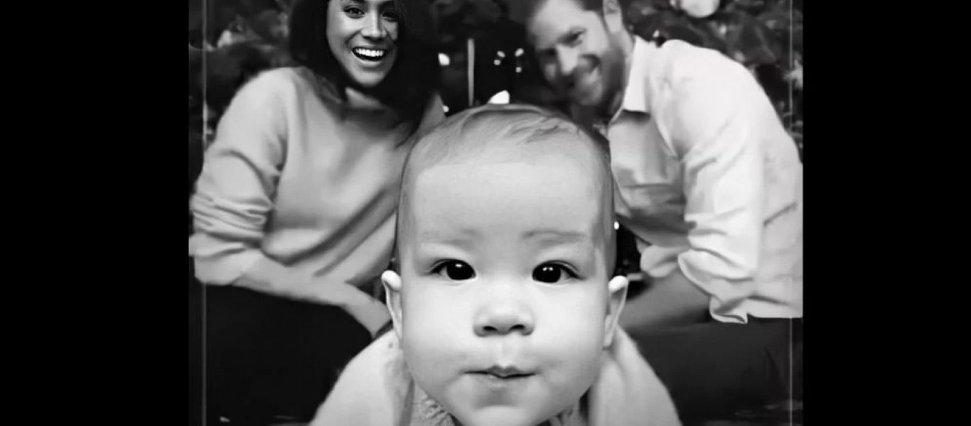 Σάλος στο twitter: Έκανε photoshop η Μέγκαν Μαρκλ στην κάρτα που απέστειλε μαζί με τον Χάρι; (φώτο)